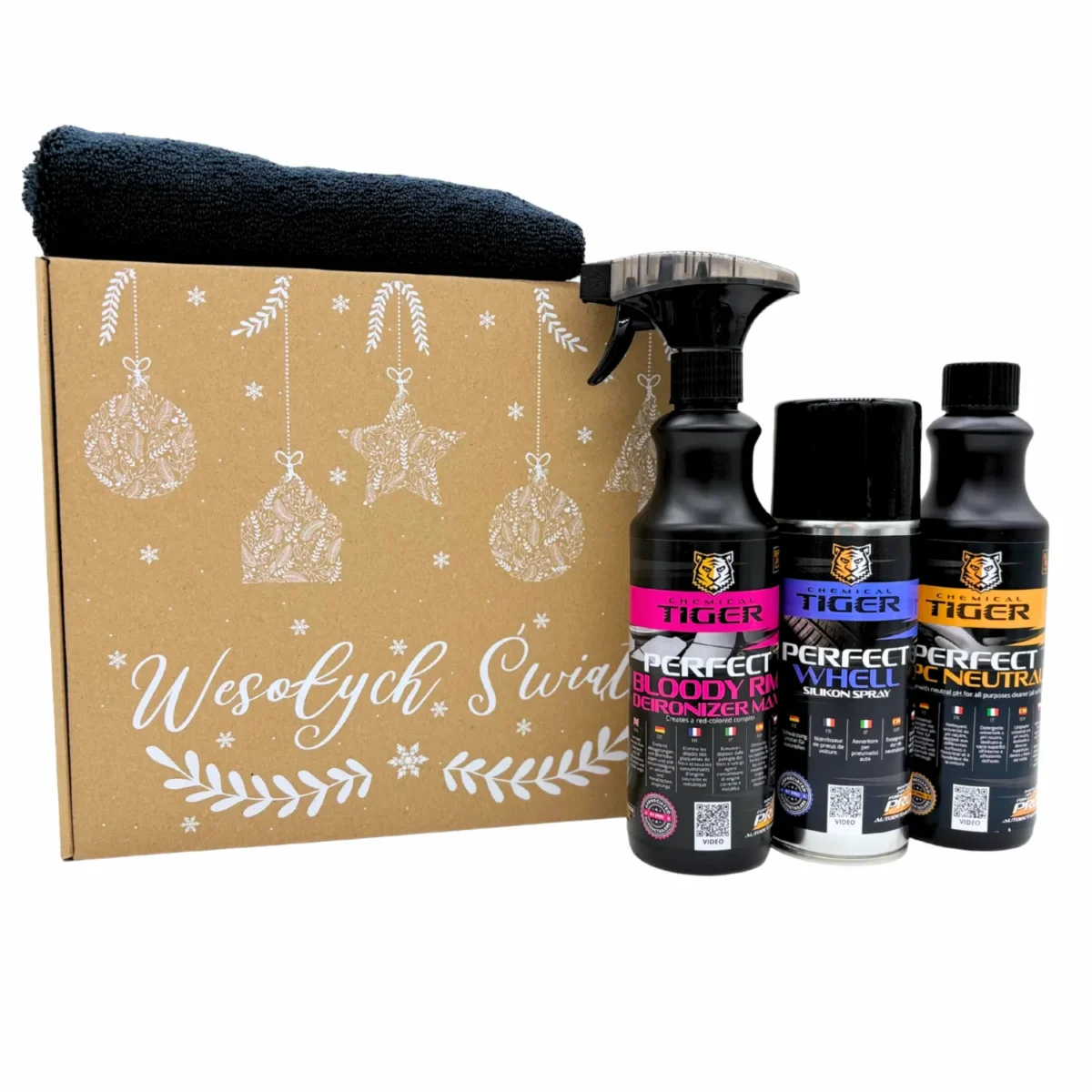 Zestaw świąteczny do auta.