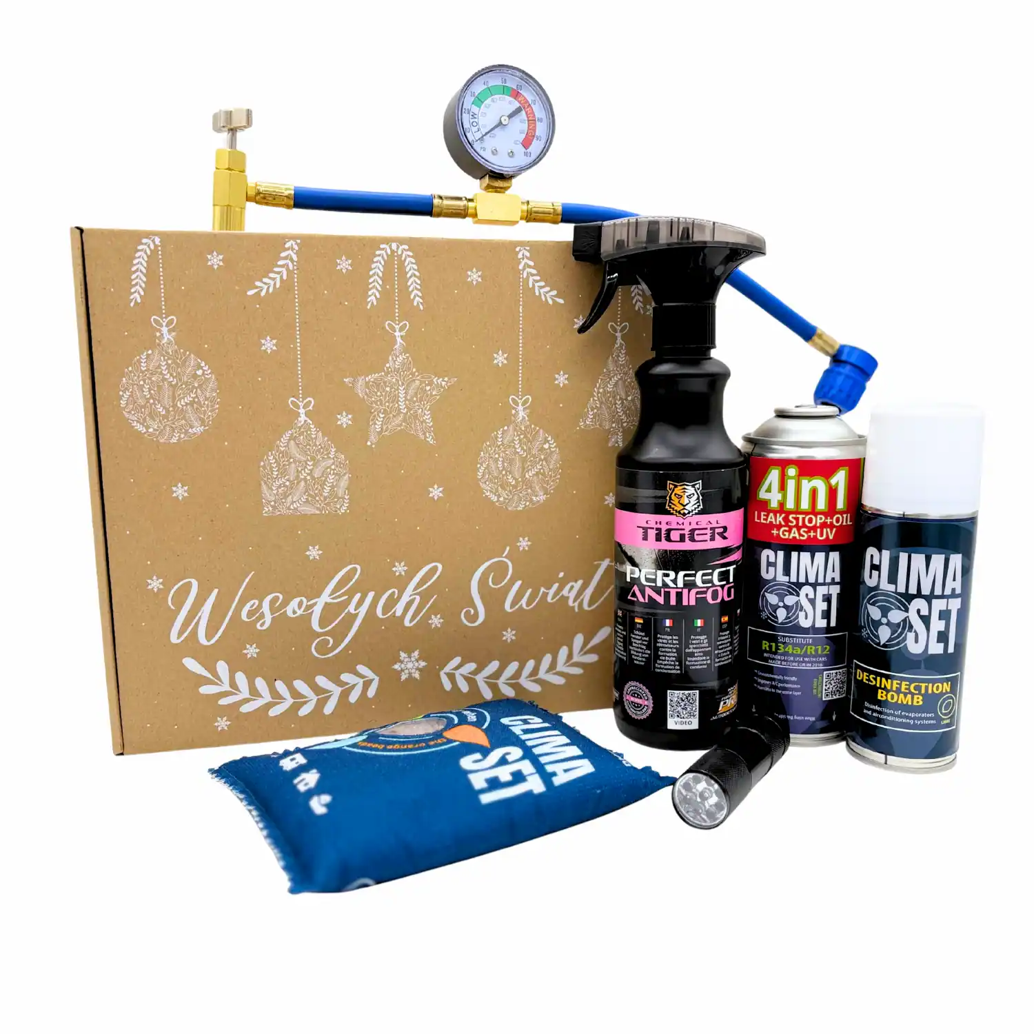 5905997712699 Air conditioning charging kit to prevent window fogging Zestaw do ładowania klimatyzacji zapobiegający parowaniu szyb - obrazek 1