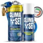 ClimaSet Zestaw do napełniania i odświeżania klimatyzacji - 3w1 R134a/R12
