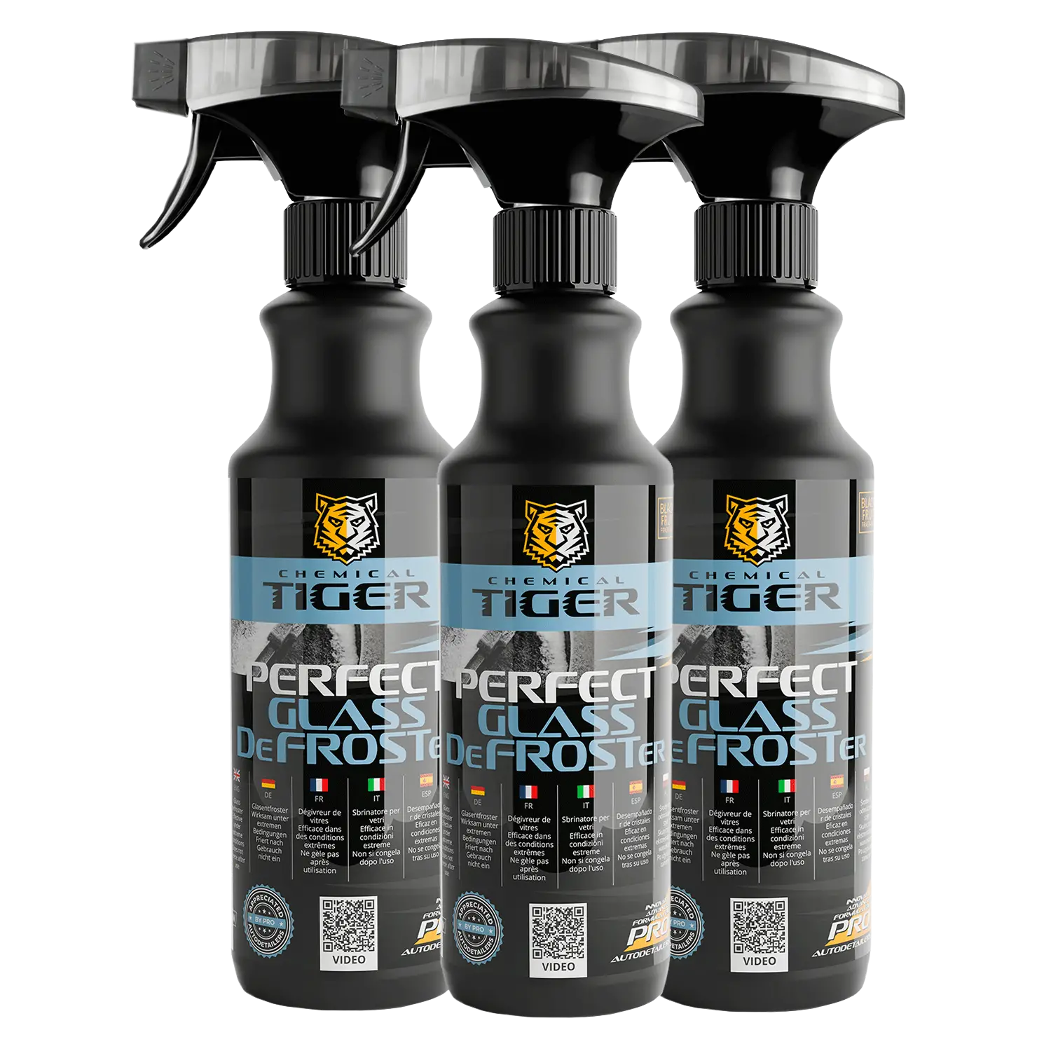 Zestaw Odmrażacza do szyb o zapachu jagody x3 - obrazek 1