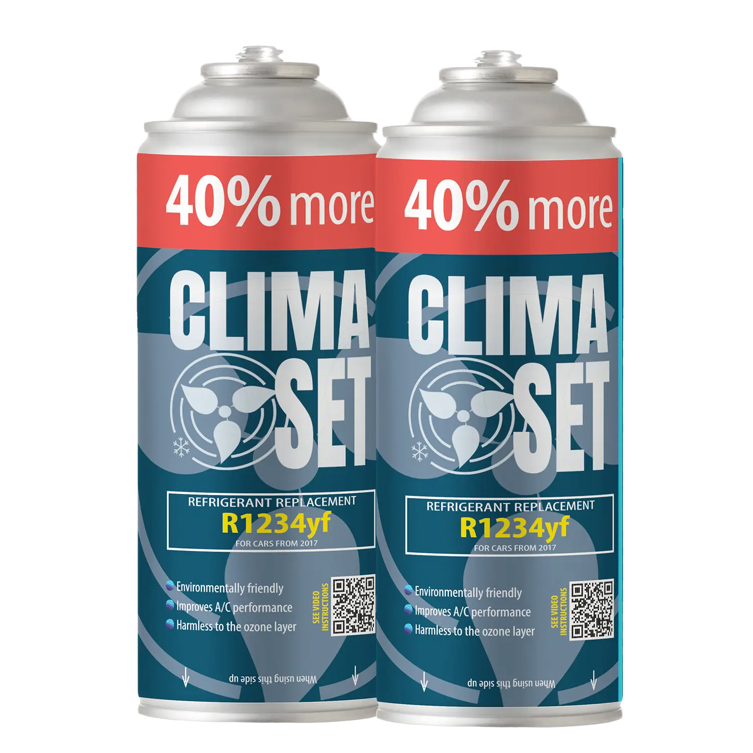 Refrigerante ClimaSet 235g R1234yf x2 - Image 1