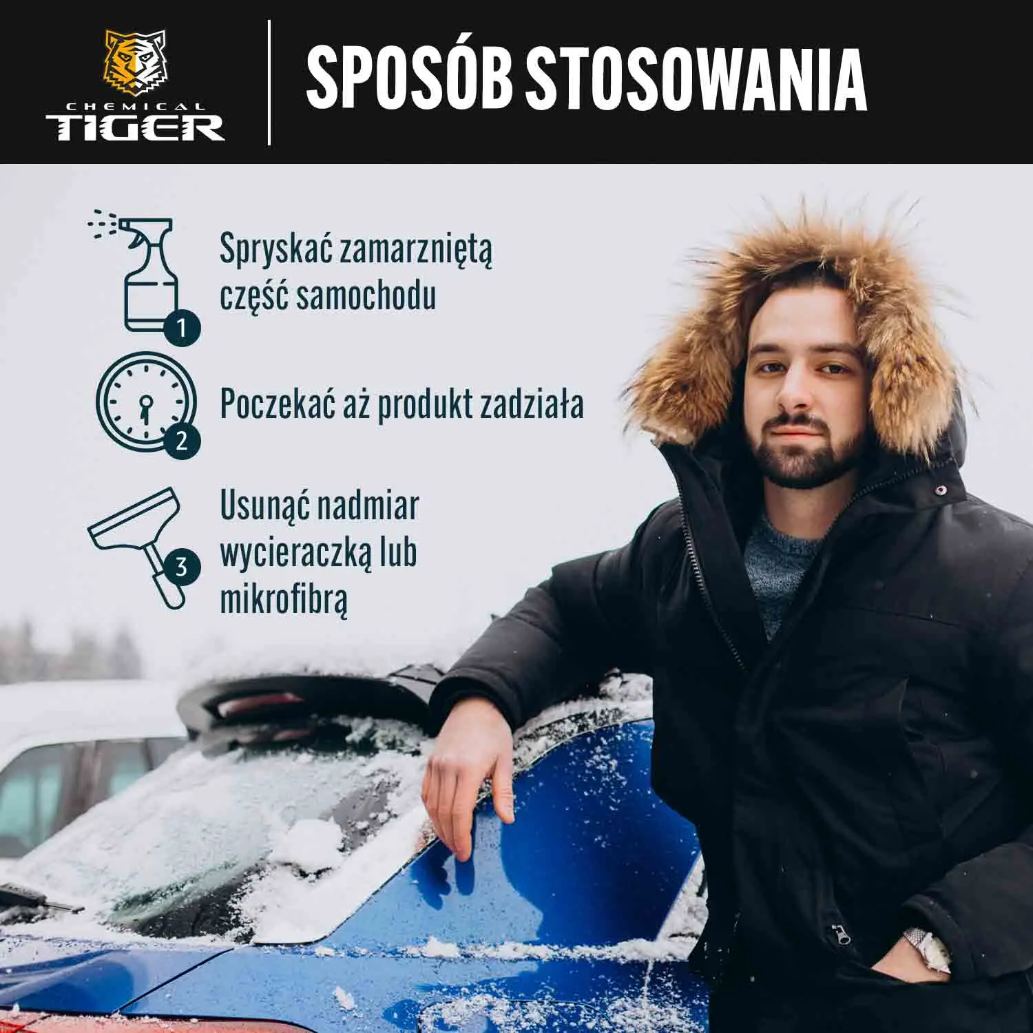 Zestaw Odmrażacza do szyb o zapachu jagody x3 - obrazek 6