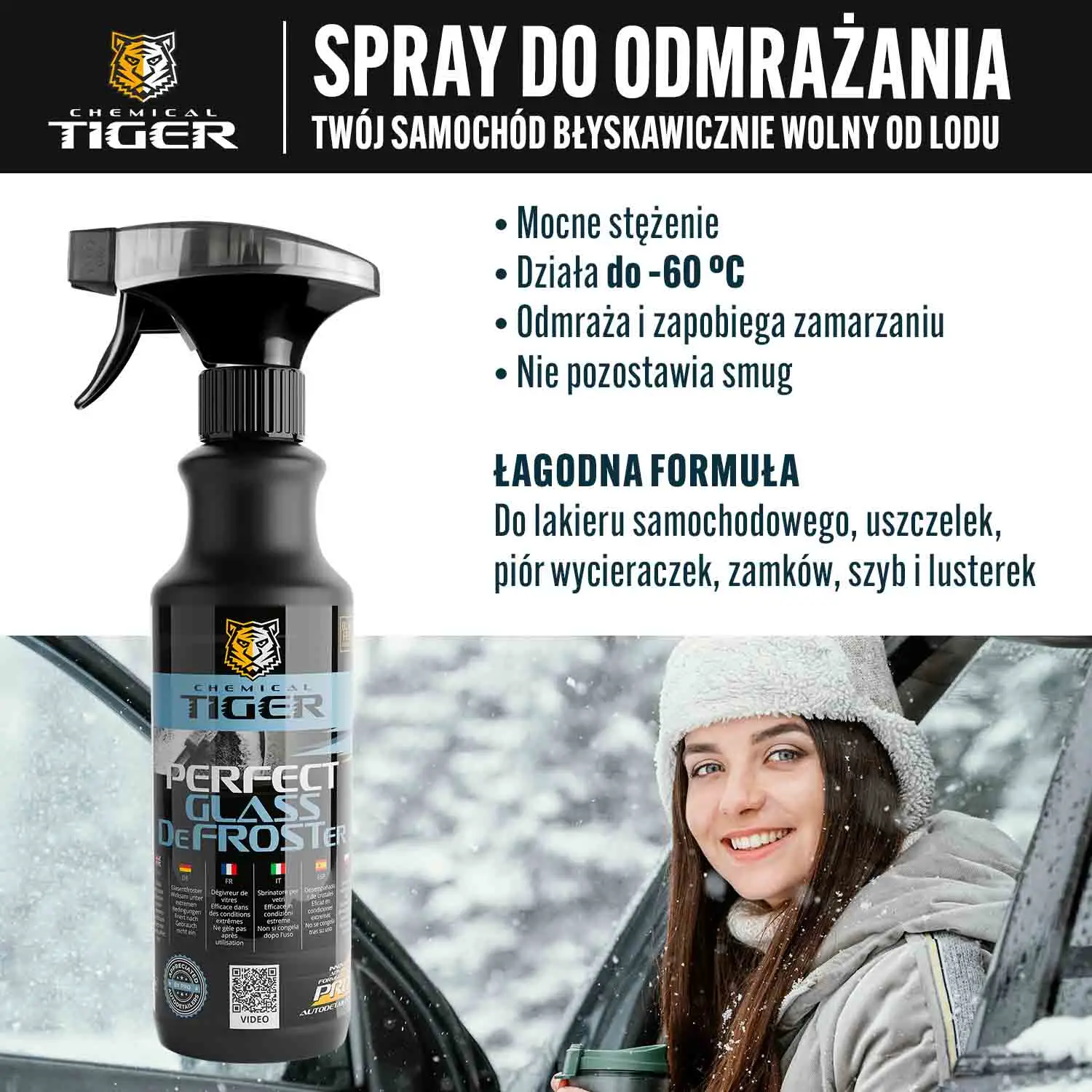 Zestaw Odmrażacza do szyb o zapachu jagody x3 - obrazek 7