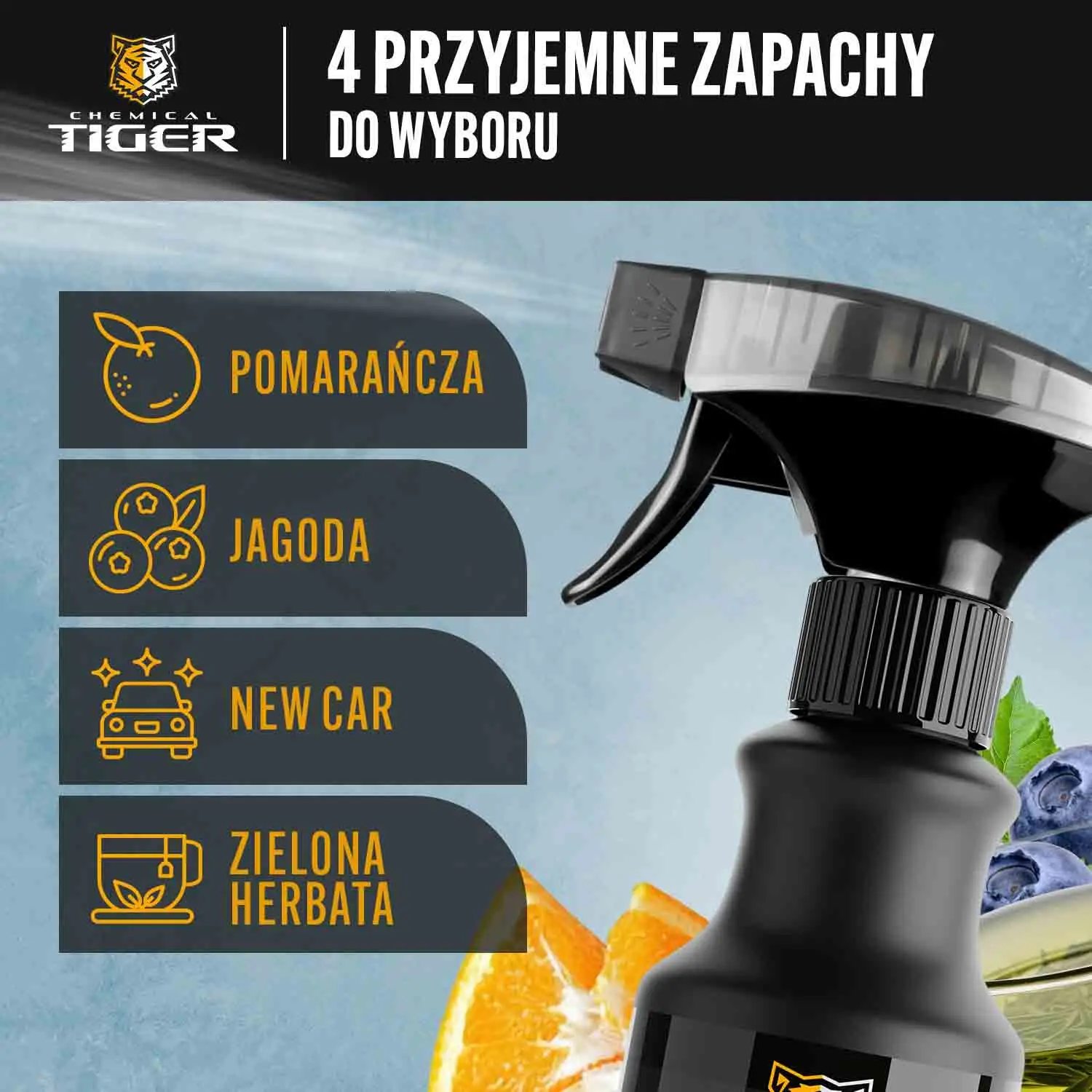 Zestaw Odmrażacza do szyb o zapachu jagody x3 - obrazek 8